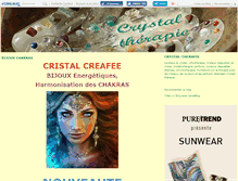 Tablet Screenshot of crystaltherapie.com